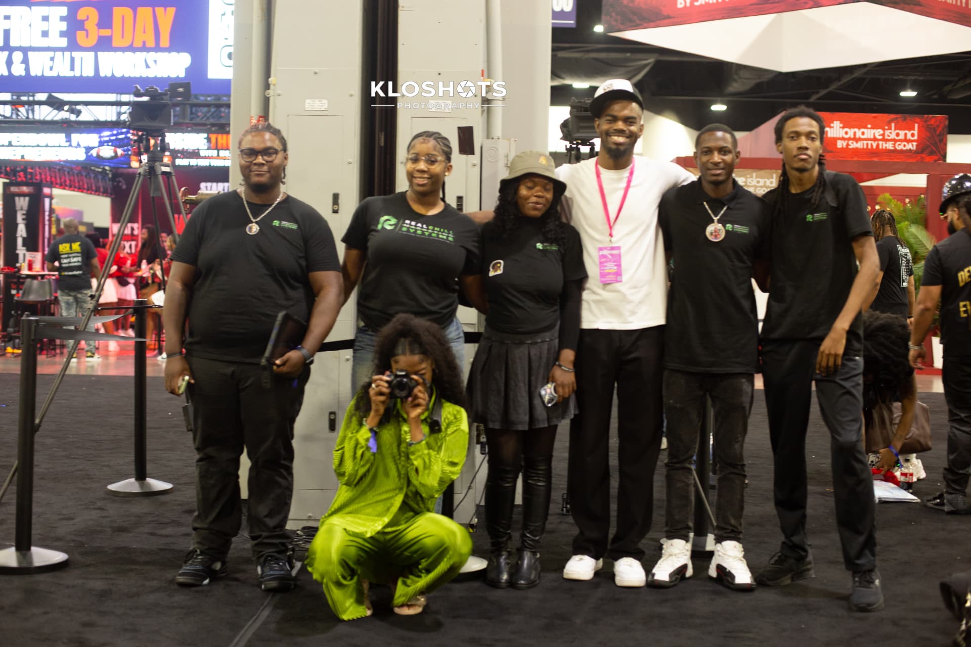 RealChill Education team gathered on the Invest Fest expo floor